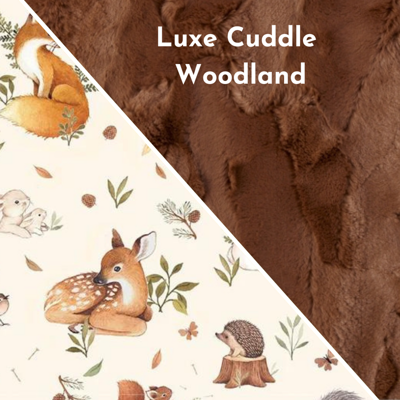 Design Your Own Minky Blanket in Little Forest Friends