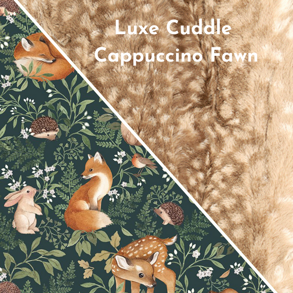 Design Your Own Minky Blanket in Little Fawn and Friends