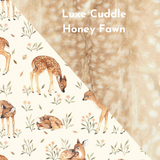 Design Your Own Minky Blanket in Little Fawn in Cream
