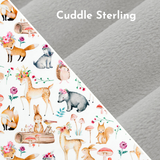 Design Your Own Minky Blanket in Sweet Darlings Woodland