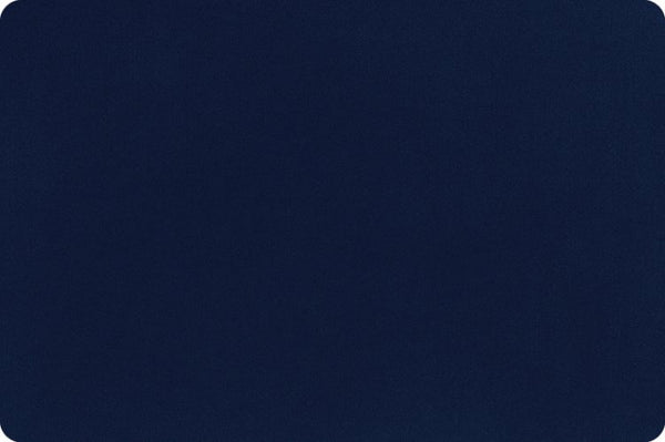 Fitted Crib Sheet in Navy Minky