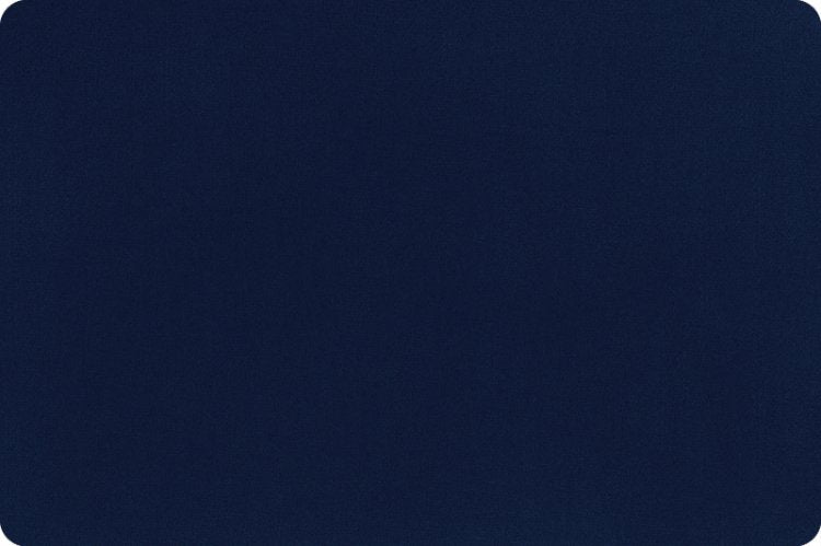Fitted Crib Sheet in Navy Minky