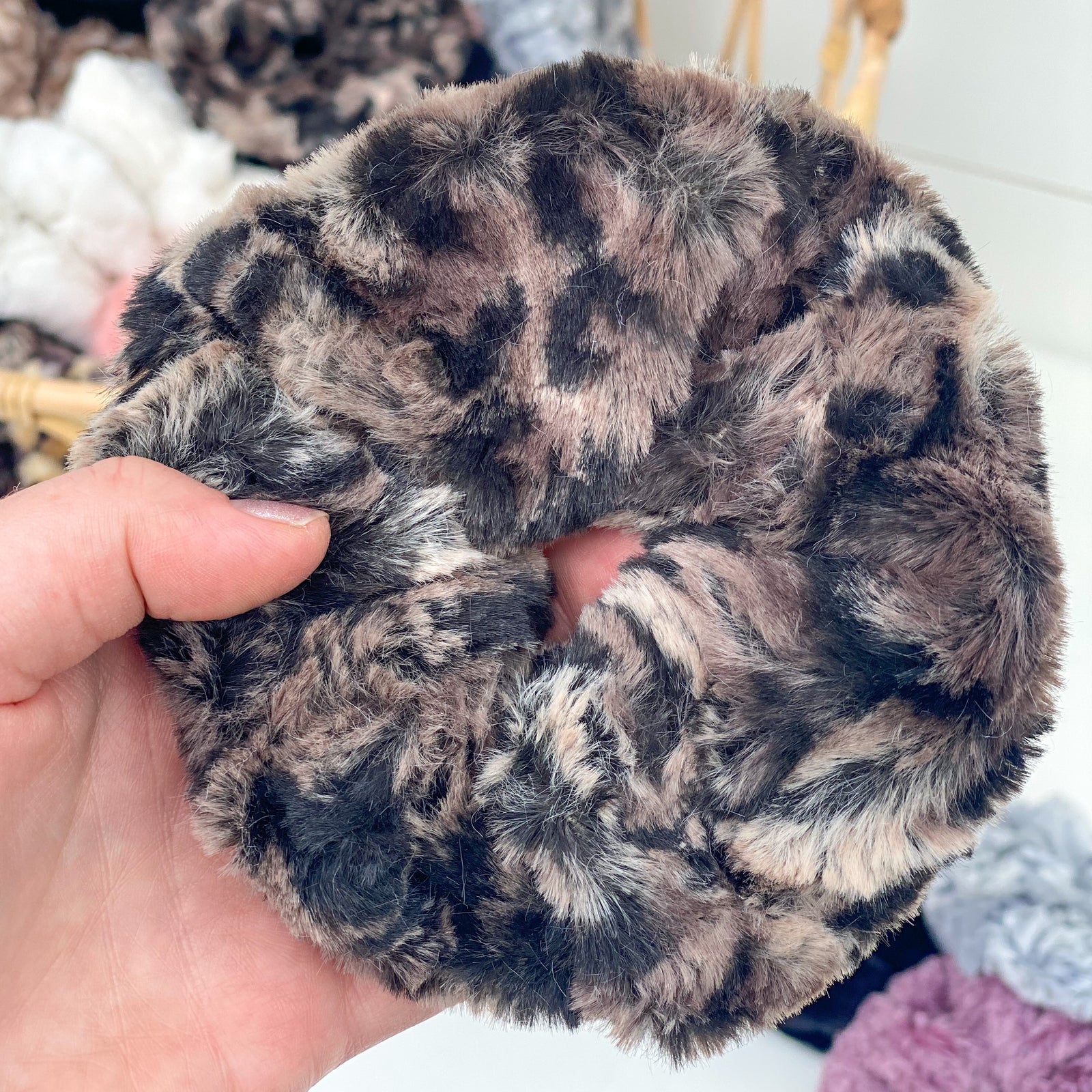Luxe Faux Fur Minky Scrunchies – Chickadee Baby Company